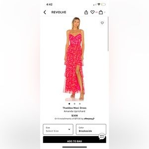 Amanda Uprichard Thaddea Maxi Dress